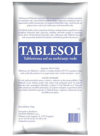 Tablesol sol za pomivalne stroje 25 kg