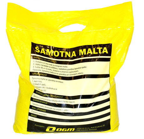 Šamotna malta 5 kg