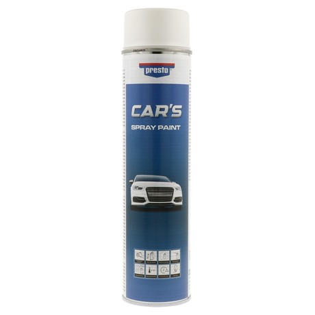 Sprej Presto Cars beli matt 600 ml