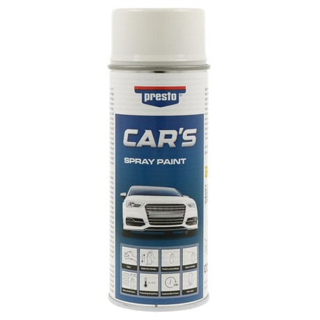 Sprej Presto Cars beli sijaj 400 ml