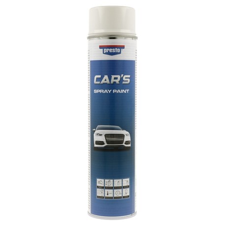 Sprej Presto Cars beli sijaj 600 ml
