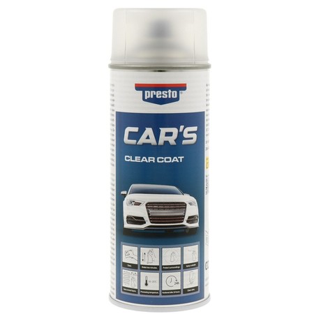 Sprej Presto Cars brezbarvni lak mat 400 ml