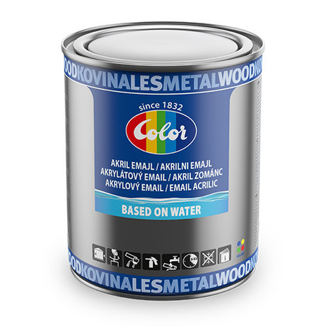 COLOR akril emajl beli 0,65 l