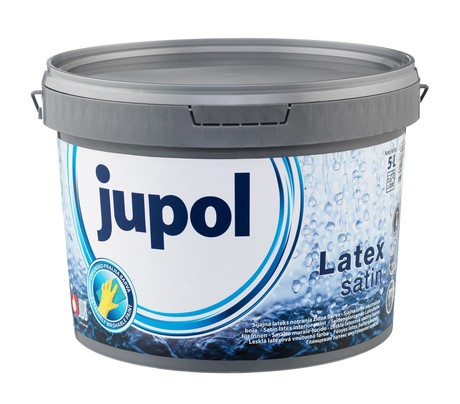 JUPOL Latex satin 1001 beli 5 l