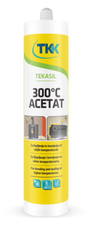TEKASIL 300°C silikonska tesnilna masa, rdeča 60 ml