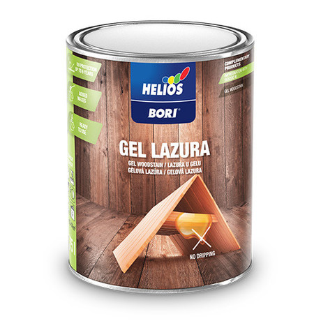 BORI GEL LAZURA št. 6 češnja 2,5 l
