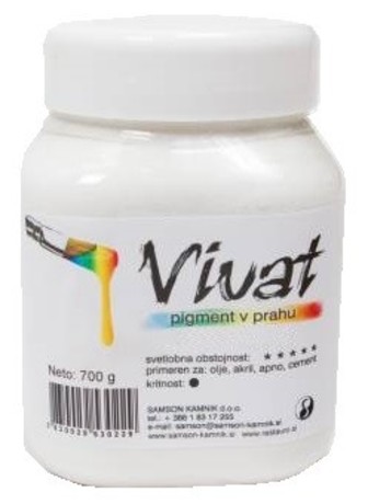 VIVAT oksidni pigment temno rdeči 400 g